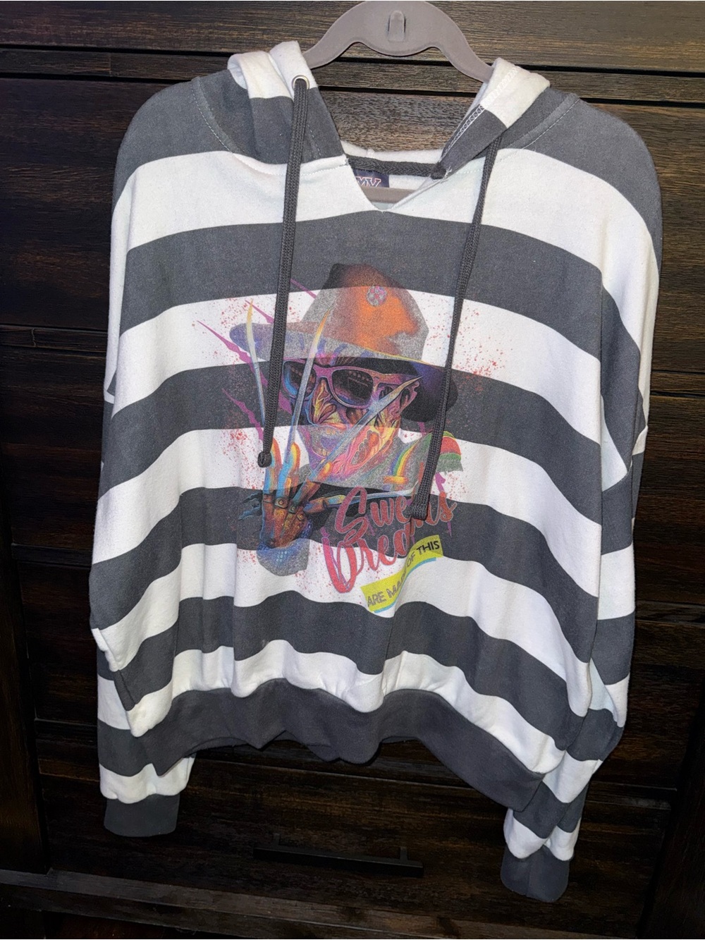 Freddy Krueger Cropped Hoodie